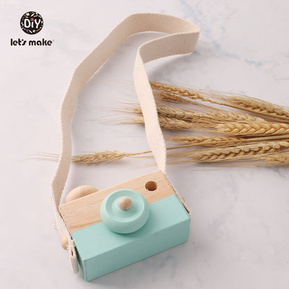 Let Make Wooden Baby Toys Fashion Camera