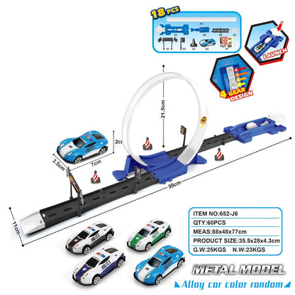 Stunt Speed Double Car Wheels Model Racing Track