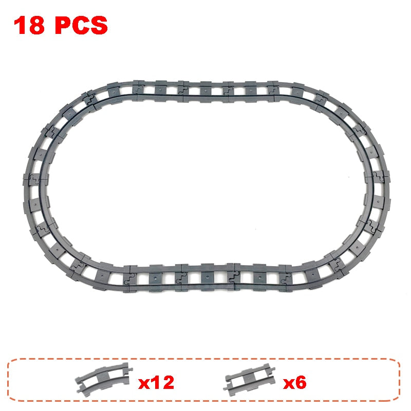 Rail Transport Big Size Building Blocks Creative