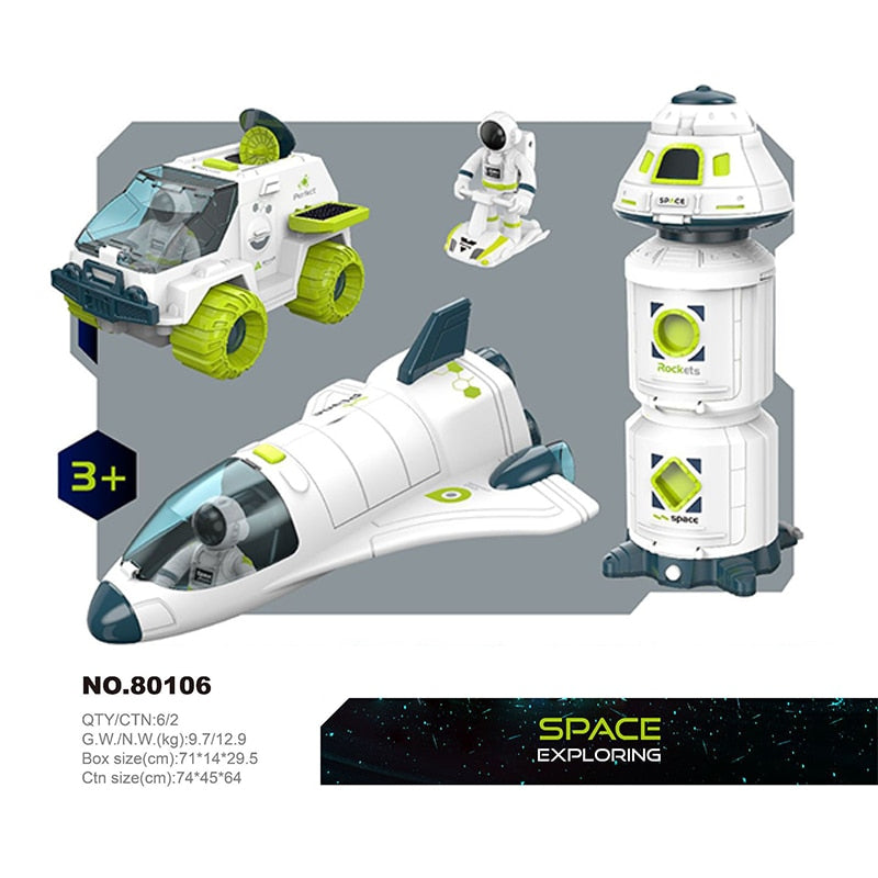 Optic Space Rocket Toy Astronaut Spaceship