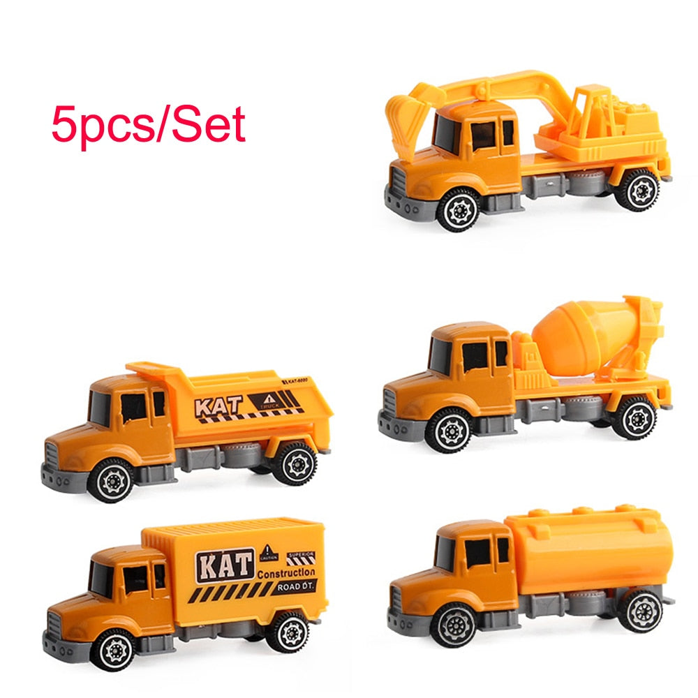 Alloy Diecast Engineering Car Models Fire Fighting Truck