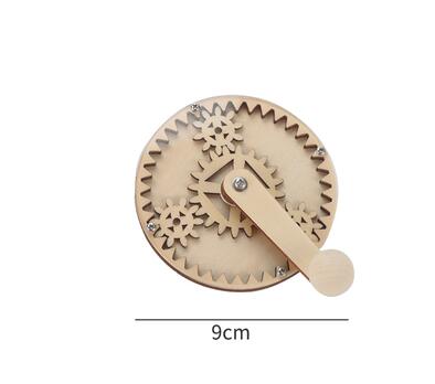 Children Busy Board Kids Montessori Hand Crank Gear