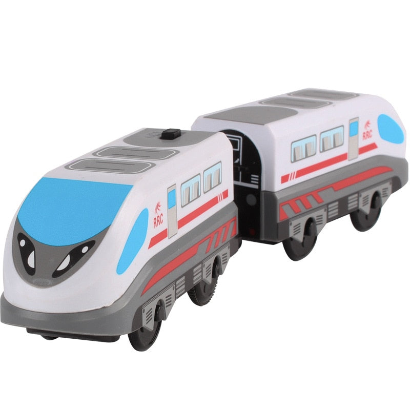 Kids RC Electric Train Set Locomotive Magnetic Train