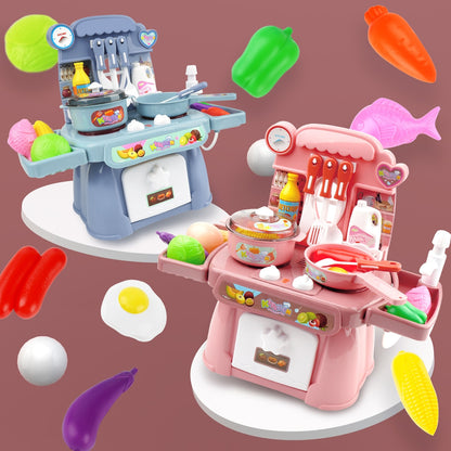 Kitchen Toys Imitated Chef Light Music Pretend