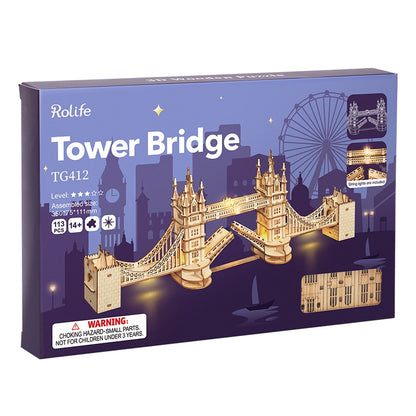 3D Wooden Puzzle Game Big Ben Tower