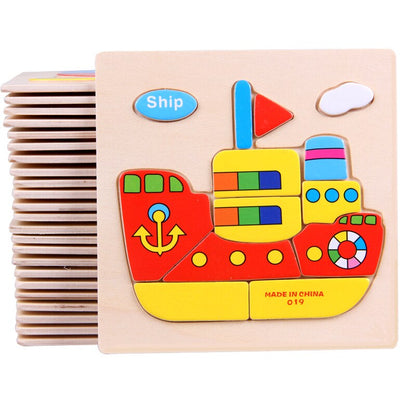 Kids 3D Puzzles Jigsaw Wooden Toys