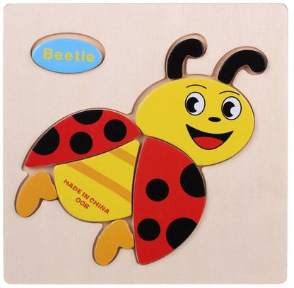 Kids 3D Puzzles Jigsaw Wooden Toys