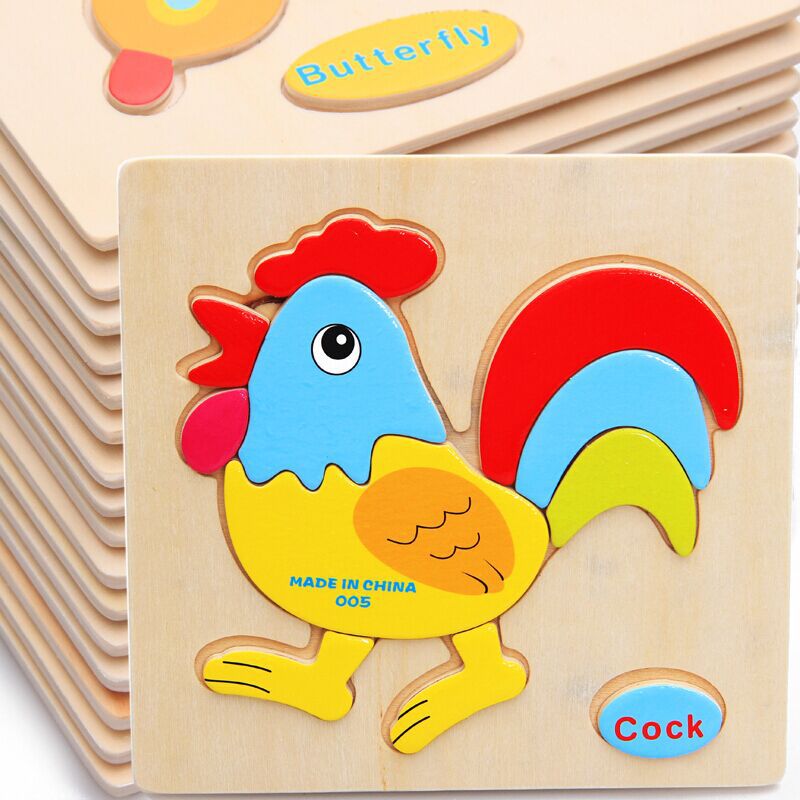 Kids 3D Puzzles Jigsaw Wooden Toys