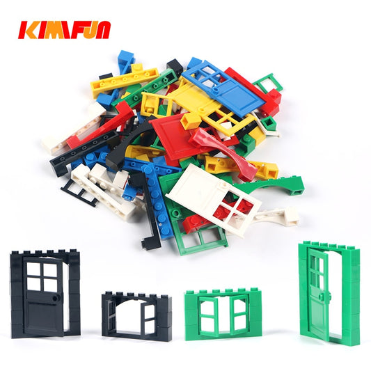 Door & Window Brick DIY House Building Blocks