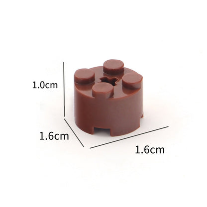 DIY Building Blocks Thick Figures Bricks Cylinder