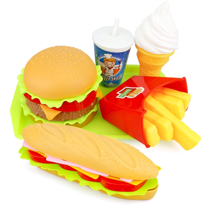 Children Simulation Food Hamburger