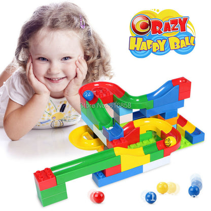 Crazy Fun Rolling Ball Building Blocks