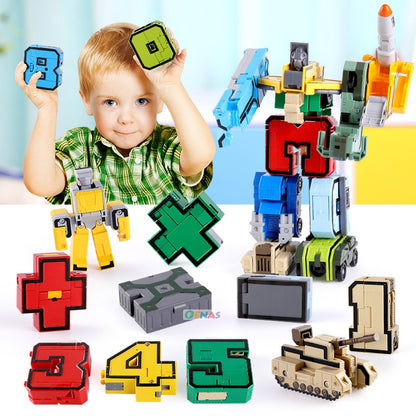 Educational Assemble Building Blocks Action