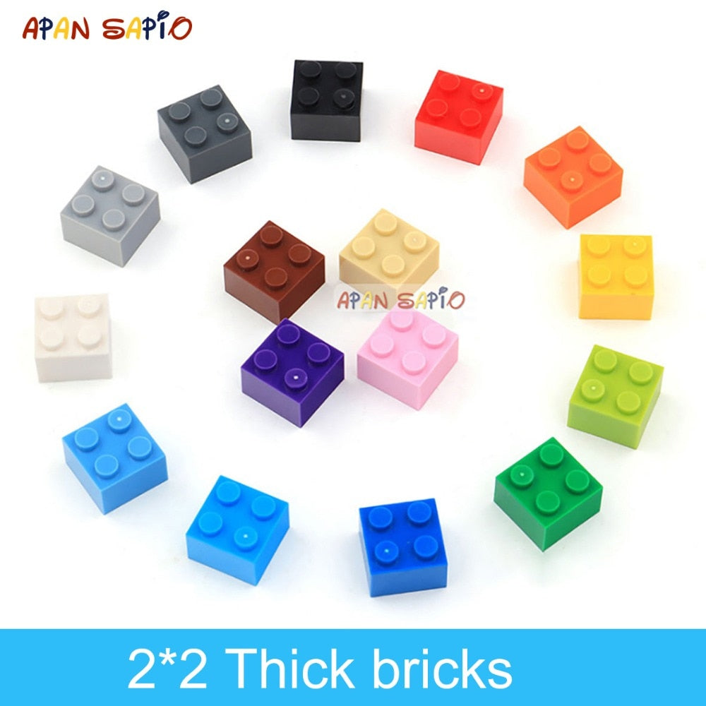 Building Blocks Thick Figures Bricks Dots Creative