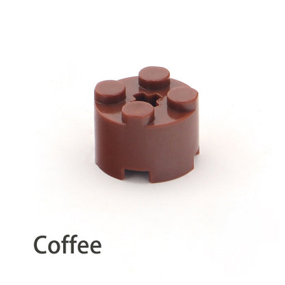 DIY Building Blocks Thick Figures Bricks Cylinder