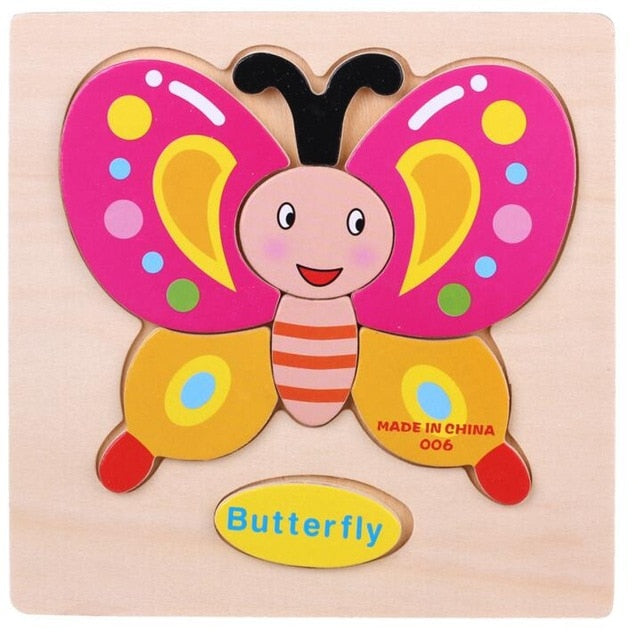 Kids 3D Puzzles Jigsaw Wooden Toys