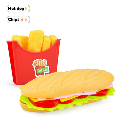 Children Simulation Food Hamburger