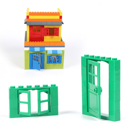 Door & Window Brick DIY House Building Blocks