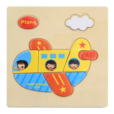 Kids 3D Puzzles Jigsaw Wooden Toys