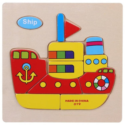 Kids 3D Puzzles Jigsaw Wooden Toys