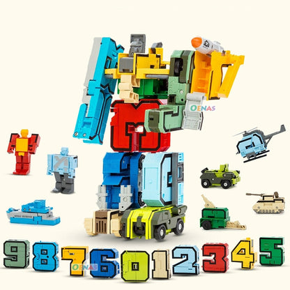 Educational Assemble Building Blocks Action