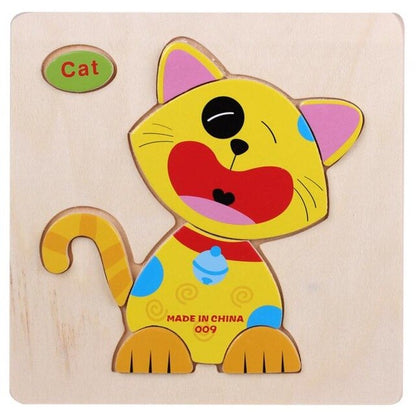 Kids 3D Puzzles Jigsaw Wooden Toys