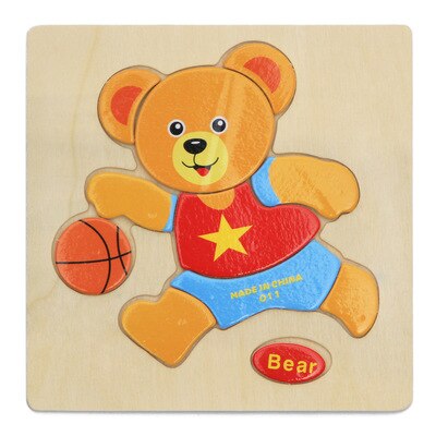 Kids 3D Puzzles Jigsaw Wooden Toys