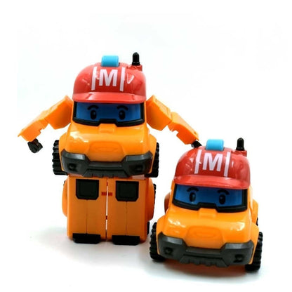 Acion Figure 6 Styles Robocar Korea Robot Car