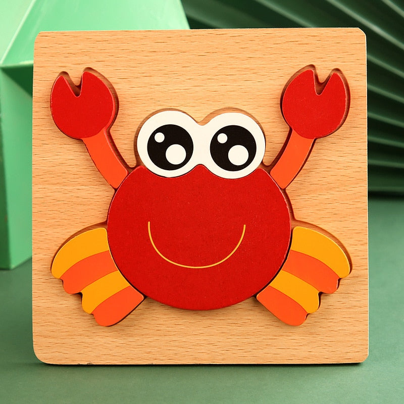 Baby High Quality 3D Wooden Puzzles