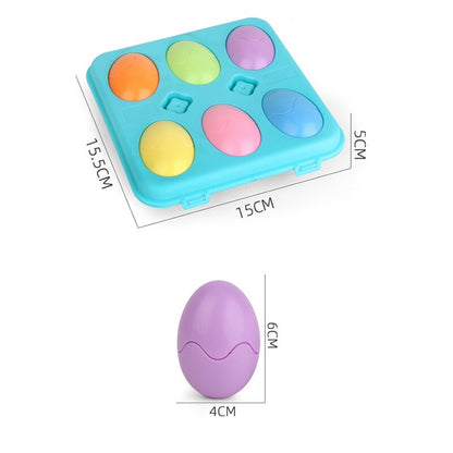 Montessori Baby Toys Smart Eggs 3D Puzzle