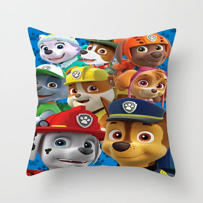 Paw Puppy Patrol Pillowcase Pat Patrouille Cartoon