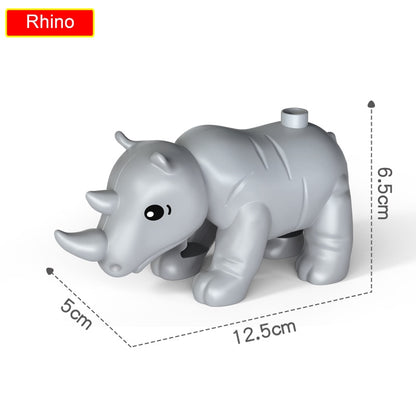 75 Styles Big Size Building Blocks Animal Accessories