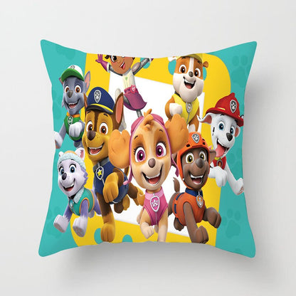 Paw Puppy Patrol Pillowcase Pat Patrouille Cartoon