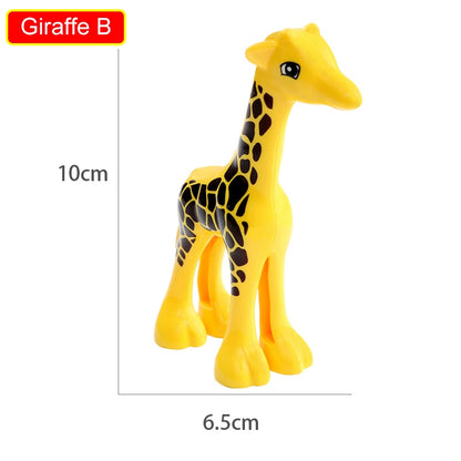 75 Styles Big Size Building Blocks Animal Accessories