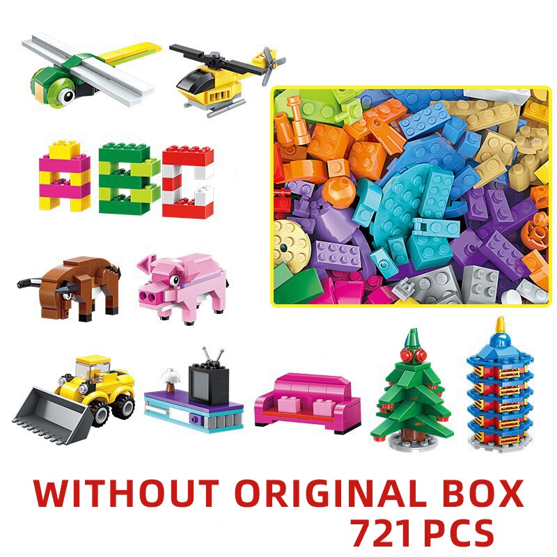 Classic Pieces Bricks Block Building Model  DIY Toys