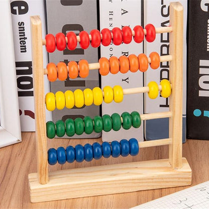 Mini Wooden Abacus Children Math Learning