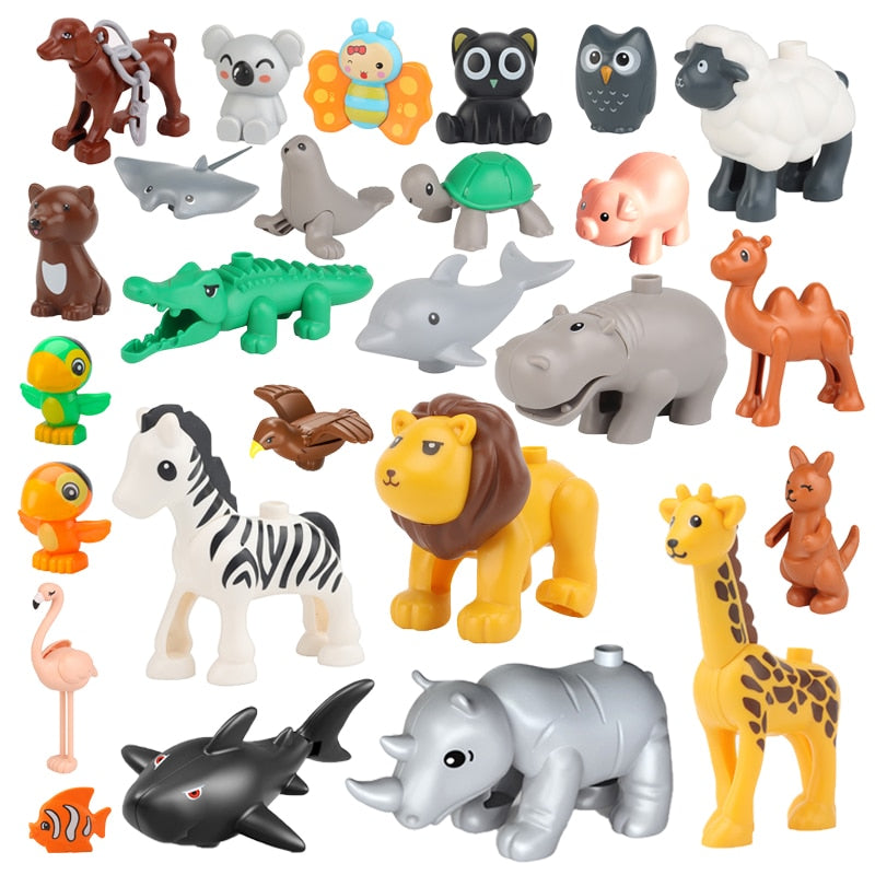 Multiple Styles Big Size Building Blocks Animals