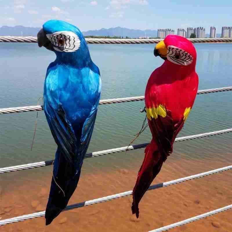 Parrot Simulation Toys Soft Cute Wild Animals