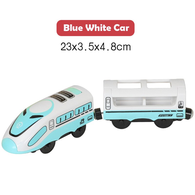 Kids RC Electric Train Set Locomotive Magnetic Train