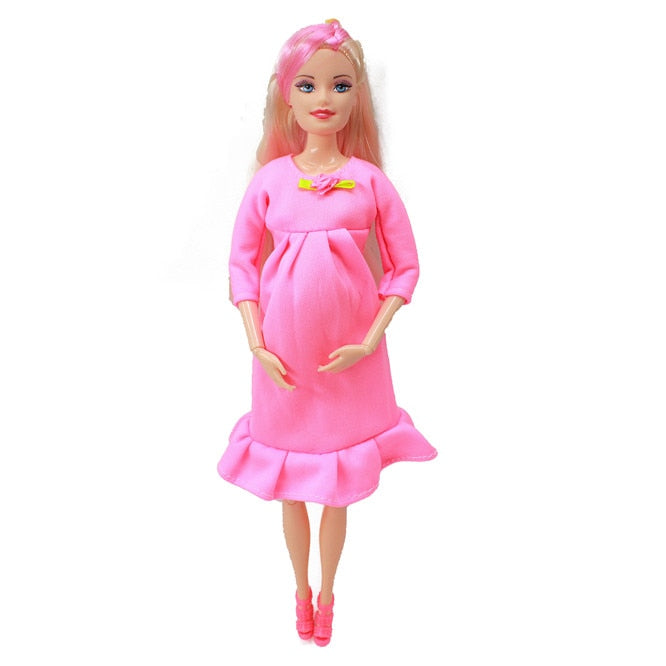 Pregnant Doll Body with Head Woman