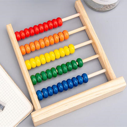 Mini Wooden Abacus Children Math Learning