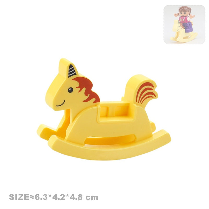 Big Building Blocks Accessories Rocking Horse