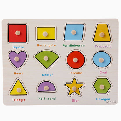 Montessori Games Baby Wooden Toys Child Puzzle