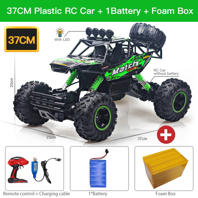 4WD RC Car With Led Lights 2.4G Radio Remote Control