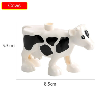 75 Styles Big Size Building Blocks Animal Accessories