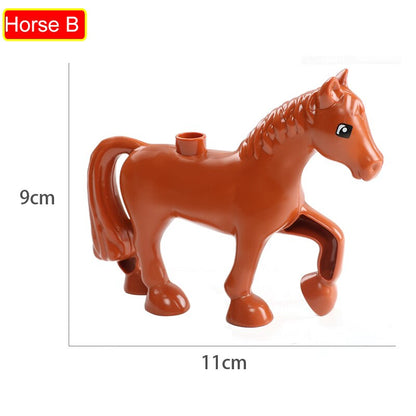 75 Styles Big Size Building Blocks Animal Accessories