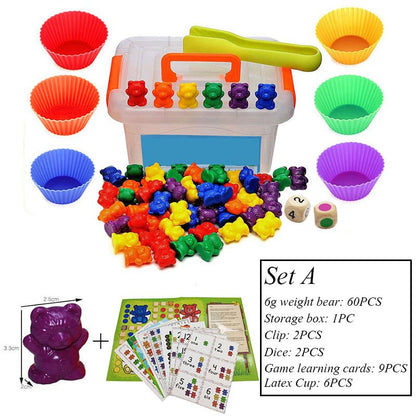 Boxed Counting Bear Montessori Educational