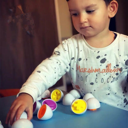 Montessori Smart Eggs 3D Puzzle Toys For Children