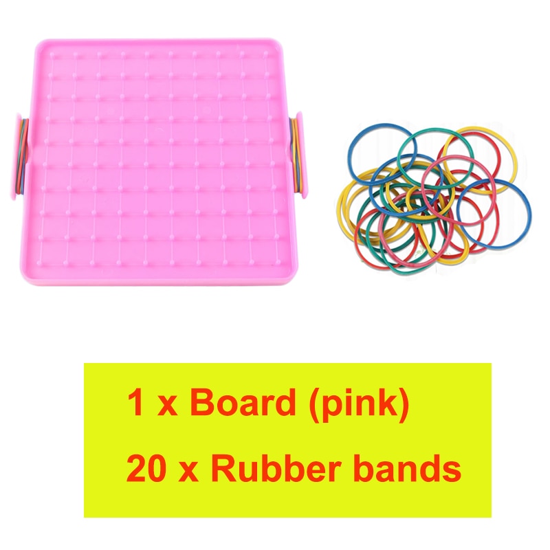 Plastic Nail Plate Primary Mathematics Tool