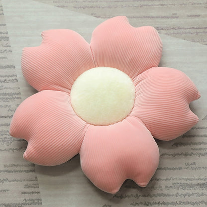 Stuffed Six Petal Flower Cushion Girly Room